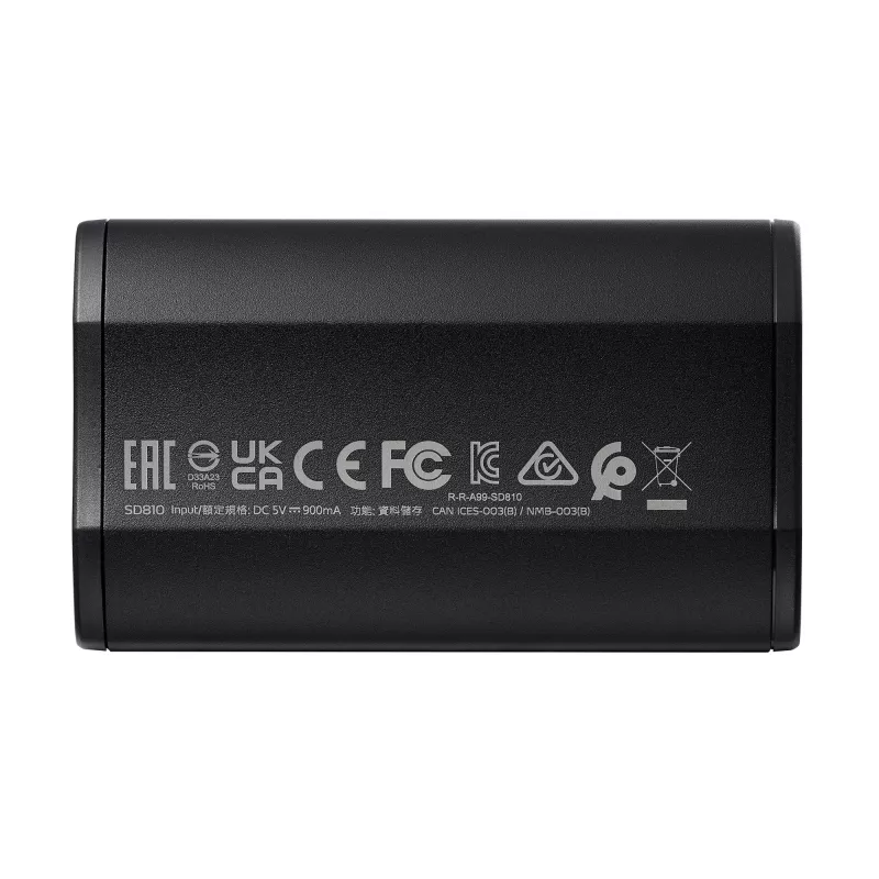 SSD esterno ADATA SD810 1 TB (1000 GB) USB 3.2 Gen 2x2, 2000 MB/s, IP68, case in alluminio