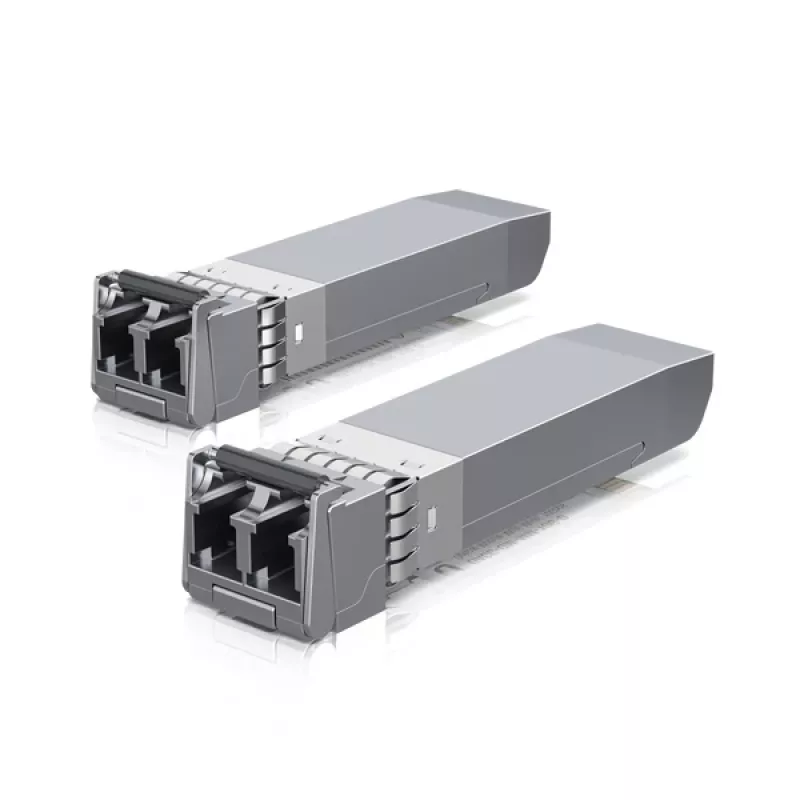 Modulo ricetrasmettitore di rete UBIQUITI UACC-OM-MM-10G-D-2, 10 Gbit/s, multimodale 850 nm, LC, confezione da 2
