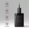 Caricabatterie da parete Axagon ACU-PQ20 QC3.0 PD Type-C 20W nero