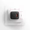 Caricabatterie da parete Axagon ACU-PQ20 QC3.0 PD Type-C 20W nero