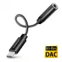 Axagon ADA-HC adattatore audio USB-C a jack 3,5 mm – DAC Hi-Res, 384 kHz/32 Bit, stereo