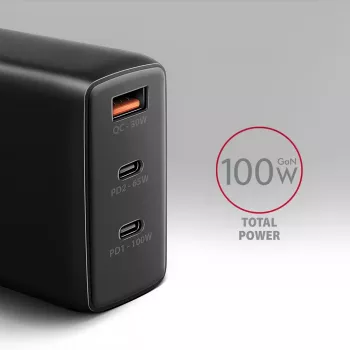 Axagon ACU-DPQ100 PD3.0 & QC 4+ TRE USCITE caricabatterie da parete 100W