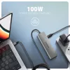 Axagon HMC-5H hub USB 5Gbps, 3x USB-A, HDMI 4K/30Hz, PD 100W, cavo USB-C 100cm