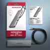 Axagon HMC-5H hub USB 5Gbps, 3x USB-A, HDMI 4K/30Hz, PD 100W, cavo USB-C 100cm