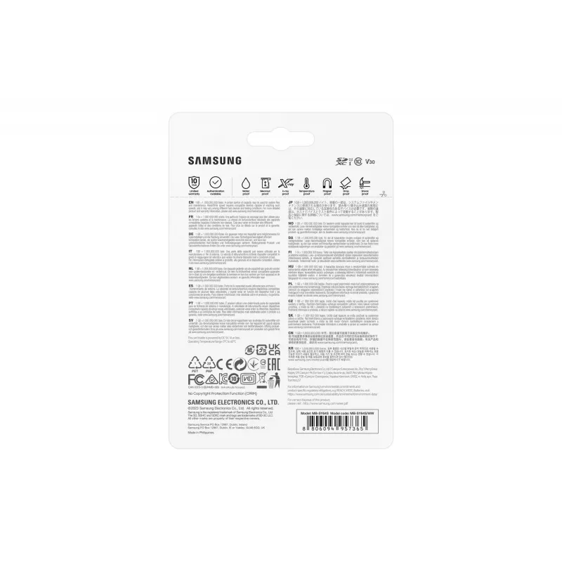 Memoria flash Samsung 64 GB SDXC UHS-I Class 3 PRO Ultimate