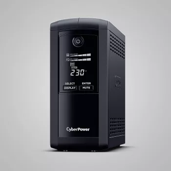 Gruppo di continuità CYBERPOWER VP700ELCD-FR 0,7 kVA (390 W), Line-Interactive, 4 uscite Type-E, LCD, USB, RS-232