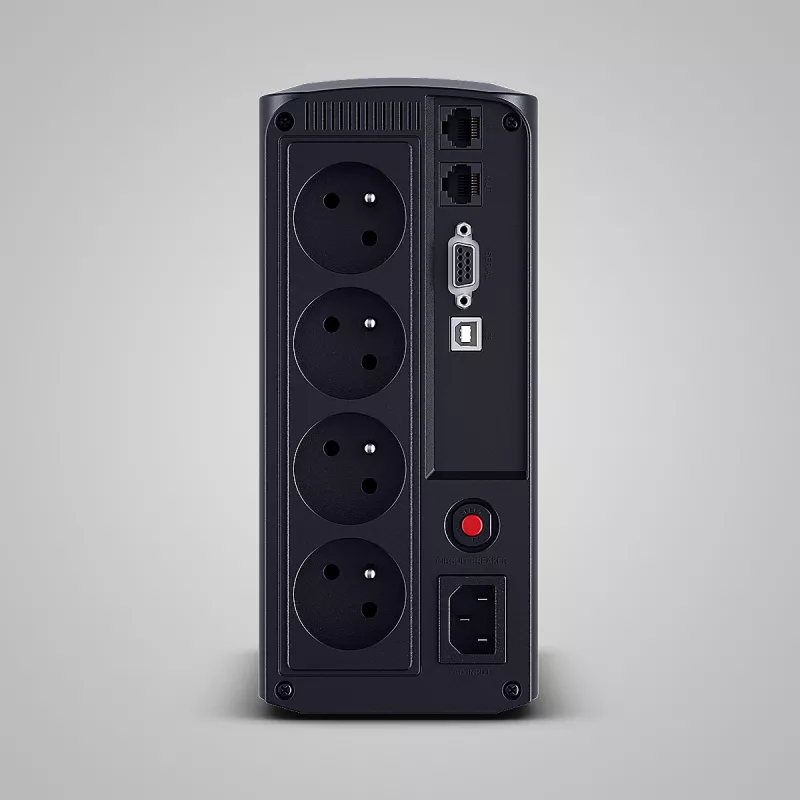 Gruppo di continuità CYBERPOWER VP700ELCD-FR 0,7 kVA (390 W), Line-Interactive, 4 uscite Type-E, LCD, USB, RS-232