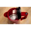 Bollitore elettrico Bosch TWK1M124 — 1,7 L, 2400 W, rosso, senza filo, base girevole 360°