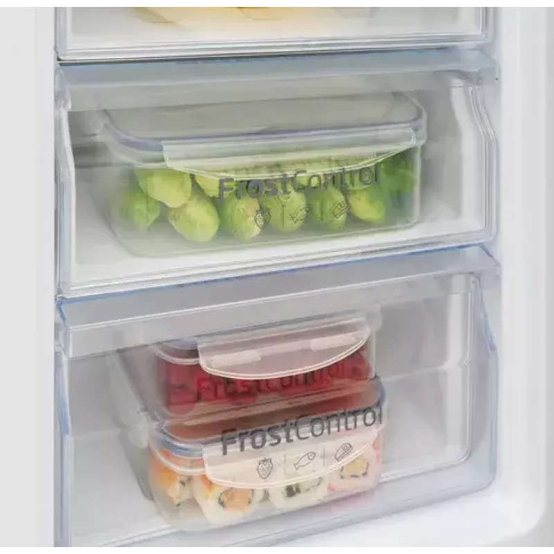 Amica FK200.4(E) frigorifero combinato a libera installazione, congelatore in basso, frigorifero 109 l + congelatore 48 l, classe energetica E, bianco