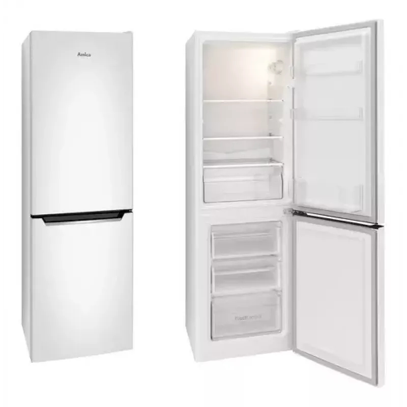 Amica FK200.4(E) frigorifero combinato a libera installazione, congelatore in basso, frigorifero 109 l + congelatore 48 l, classe energetica E, bianco