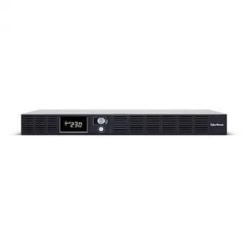 UPS rackmount line-interactive CYBERPOWER OR1500ERM1U — 1,5 kVA / 900 W, 6 uscite C13, LCD, batteria VRLA hot-swap, 1U, argento