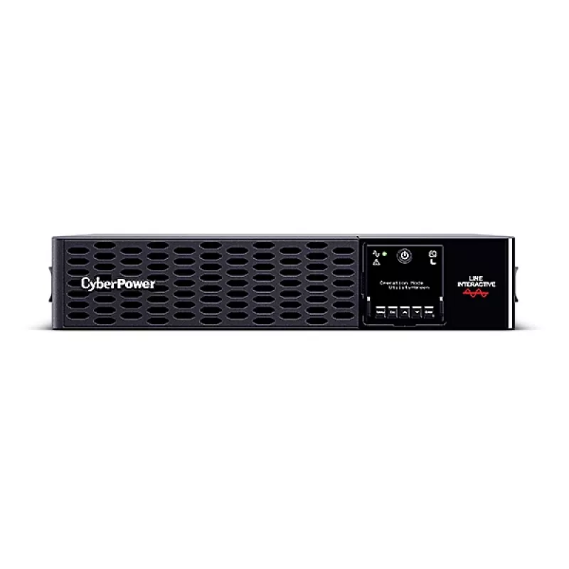 Gruppo di continuità CYBERPOWER PR1000ERT2U, 1 kVA (1000 W), line-interactive, 10 uscite C13, onda sinusoidale pura, rack/tower 2U