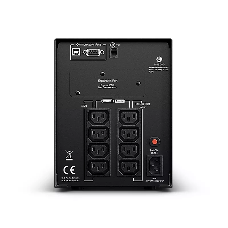 Gruppo di continuità (UPS) CyberPower PR1500ELCD line-interactive 1,5 kVA 1350 W 8 uscite AC