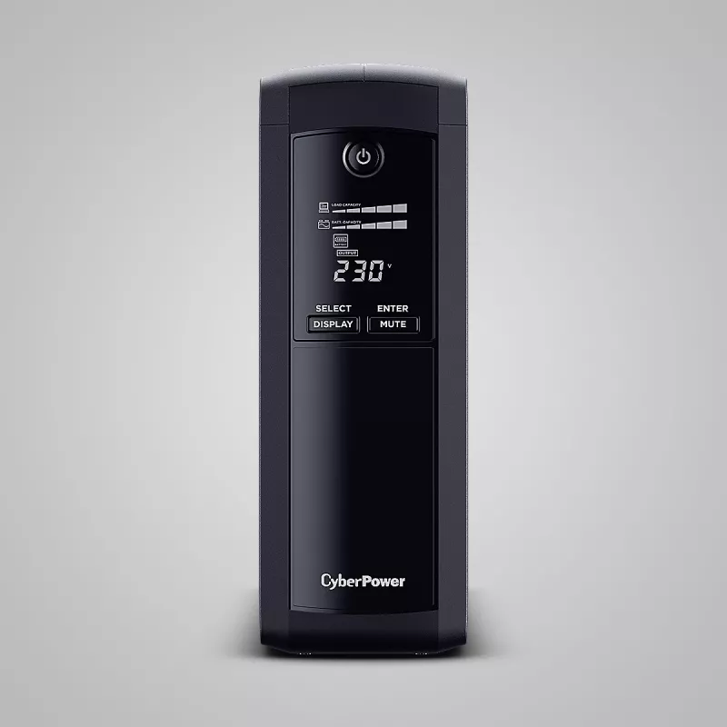Gruppo di continuità CYBERPOWER VP1600ELCD-FR 1,6 kVA / 900 W, line-interactive, 5 uscite AC, LCD, USB/RS-232