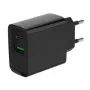 Caricabatterie rapido USB GEMBIRD – 2 porte Type-A e C, 20 W – nero