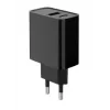 Caricabatterie rapido USB GEMBIRD – 2 porte Type-A e C, 20 W – nero