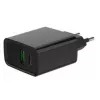 Caricabatterie rapido USB GEMBIRD – 2 porte Type-A e C, 20 W – nero