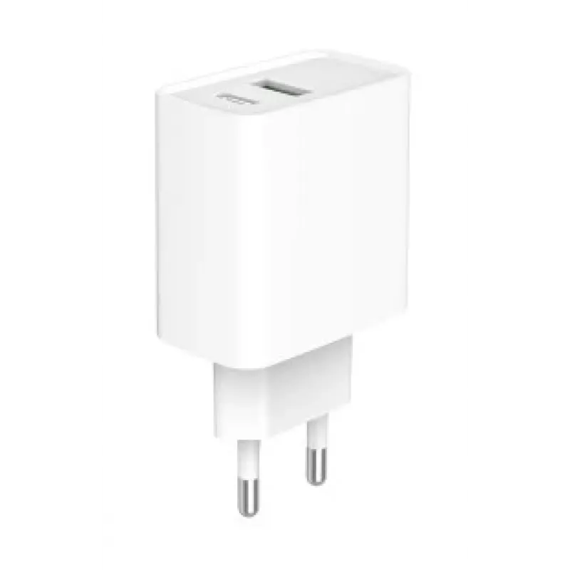 Caricabatterie rapido USB GEMBIRD – Type-A e C 2 porte 20 W – bianco