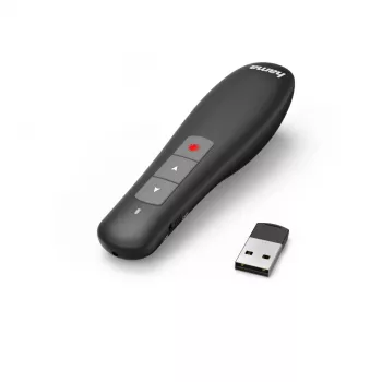 Hama 00139915 presentatore wireless RF nero