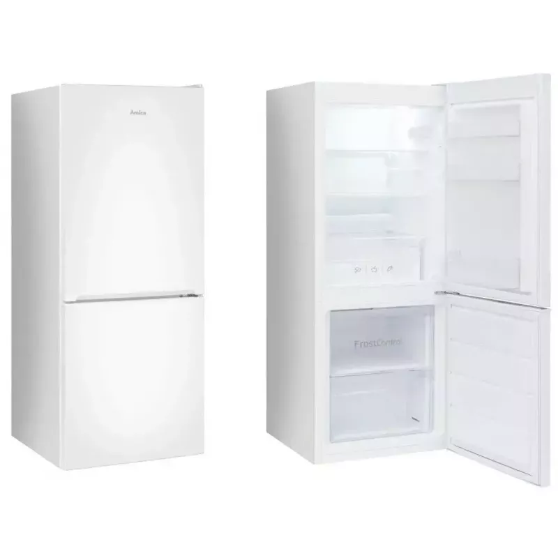 Amica FK1815.4U(E) frigorifero con congelatore, FrostControl, SlimSize, classe energetica E