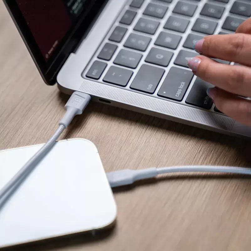 Green Cell PowerStream KABGC07W cavo da USB-C a Lightning, MFi, Power Delivery, 1 m, 29 W, bianco