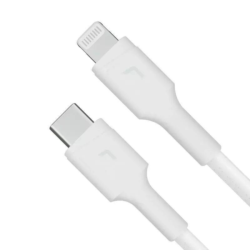 Green Cell PowerStream KABGC07W cavo da USB-C a Lightning, MFi, Power Delivery, 1 m, 29 W, bianco