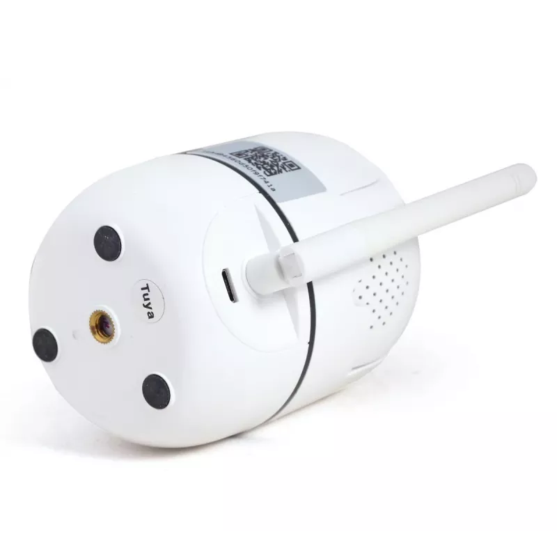 Gembird TSL-CAM-WRHD-02 telecamera Wi-Fi smart orientabile per interni, Full HD 1080p, Tuya, rotazione 355°, bianca