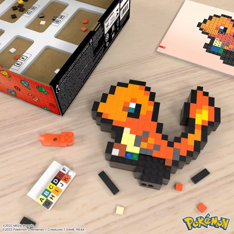 MEGA Pokémon Vetrina Charmander, 13 anno/i, plastica, 484 g