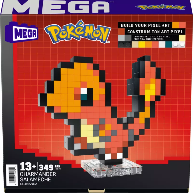 MEGA Pokémon Vetrina Charmander, 13 anno/i, plastica, 484 g