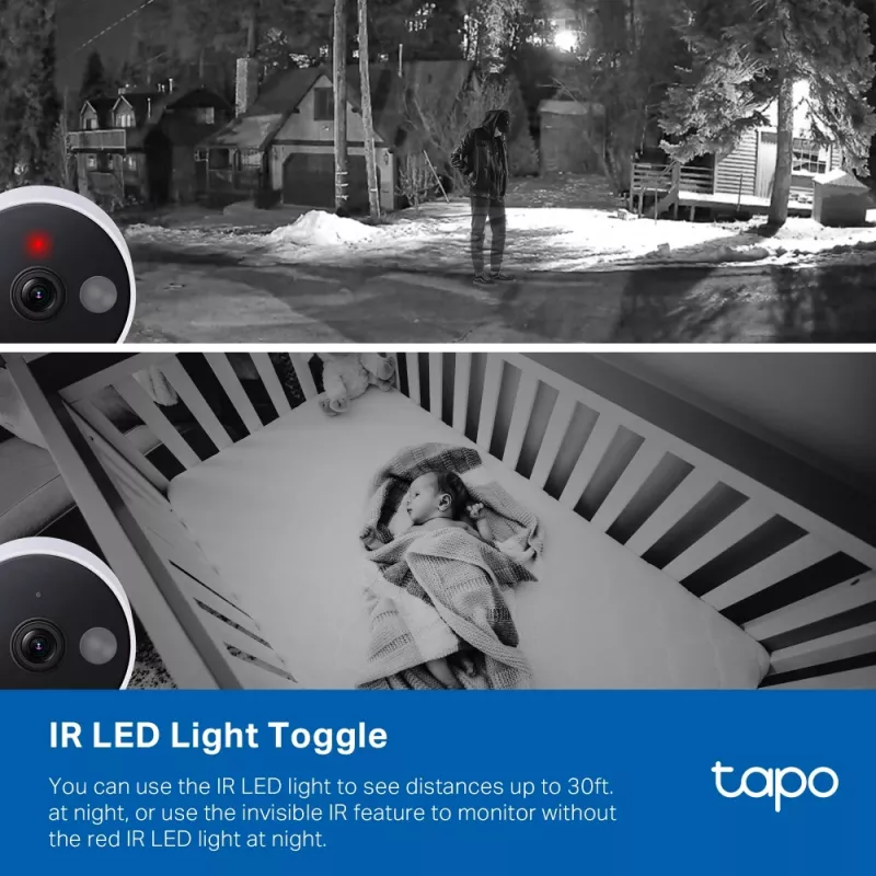 Telecamera di videosorveglianza IP TP-Link Tapo C120 per interni/esterni