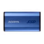 ADATA SE880 SSD esterno da 500 GB, USB-C 3.2 Gen 2x2 (20 Gbit/s), fino a 2000 MB/s, blu