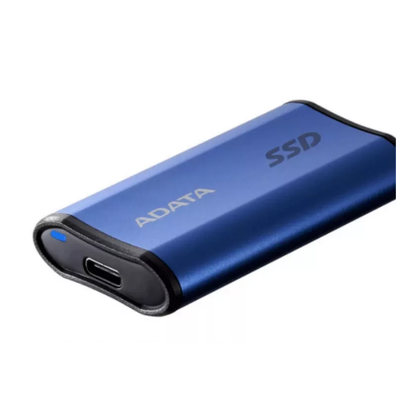 ADATA SE880 SSD esterno da 500 GB, USB-C 3.2 Gen 2x2 (20 Gbit/s), fino a 2000 MB/s, blu
