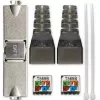 Connettore RJ45 senza attrezzi QOLTEC 54540 CAT6 STP per cavi Ethernet schermati