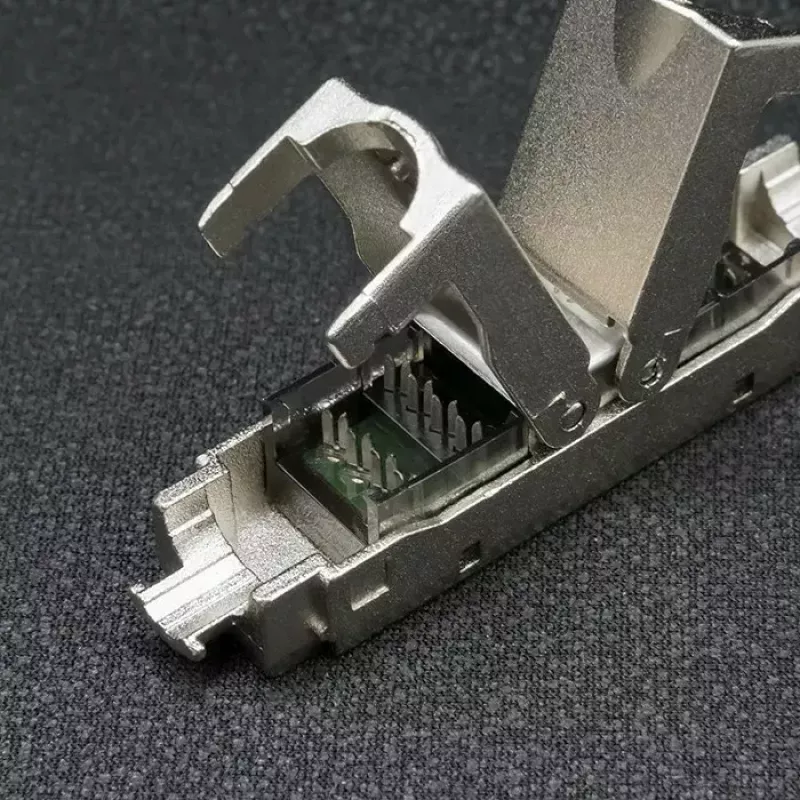 Connettore RJ45 senza attrezzi QOLTEC 54540 CAT6 STP per cavi Ethernet schermati