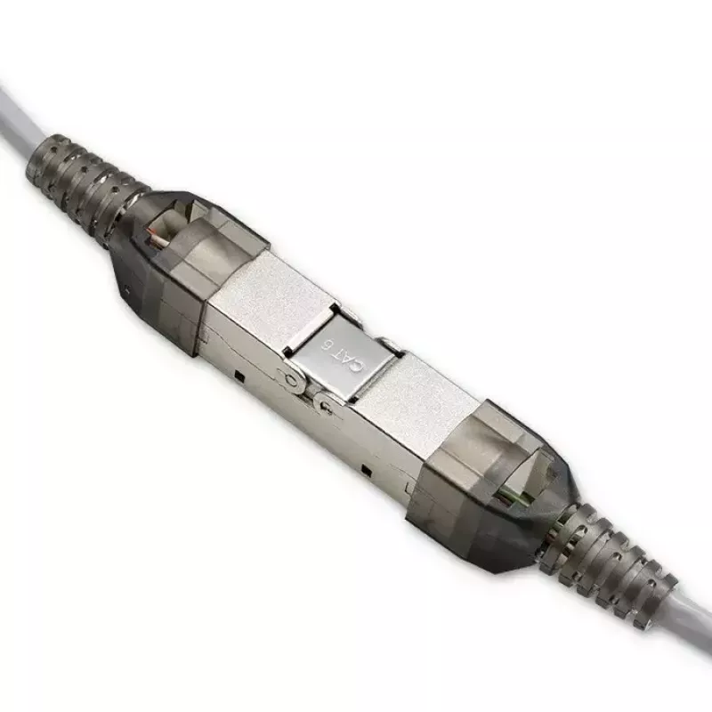 Connettore RJ45 senza attrezzi QOLTEC 54540 CAT6 STP per cavi Ethernet schermati