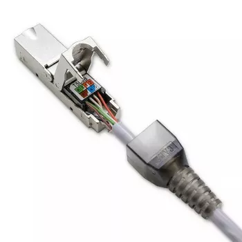 Connettore RJ45 senza attrezzi QOLTEC 54540 CAT6 STP per cavi Ethernet schermati