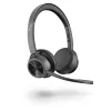 HP Poly Voyager 4320 cuffie USB-C + dongle BT700, wireless, ufficio/call center, cuffie, nero