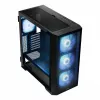 Case PC MODECOM Horizon ARGB FLOW MIDI nero — supporto E-ATX, vetro temperato, ARGB, USB-C, GPU max 400 mm