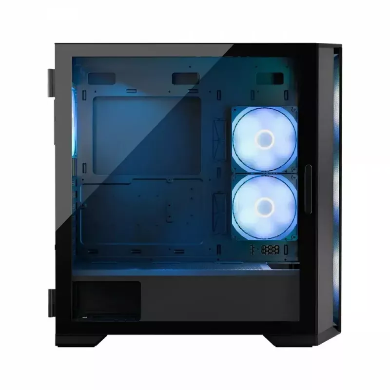 Case PC MODECOM Horizon ARGB FLOW MIDI nero — supporto E-ATX, vetro temperato, ARGB, USB-C, GPU max 400 mm