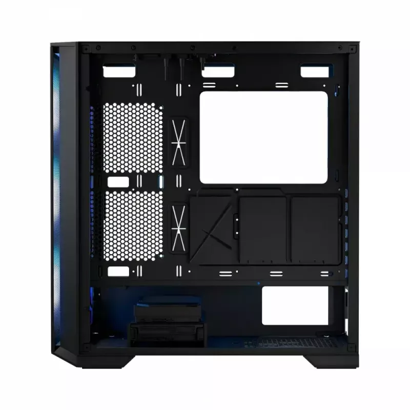 Case PC MODECOM Horizon ARGB FLOW MIDI nero — supporto E-ATX, vetro temperato, ARGB, USB-C, GPU max 400 mm