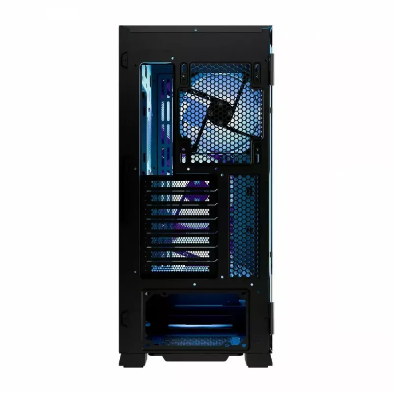 Case PC MODECOM Horizon ARGB FLOW MIDI nero — supporto E-ATX, vetro temperato, ARGB, USB-C, GPU max 400 mm
