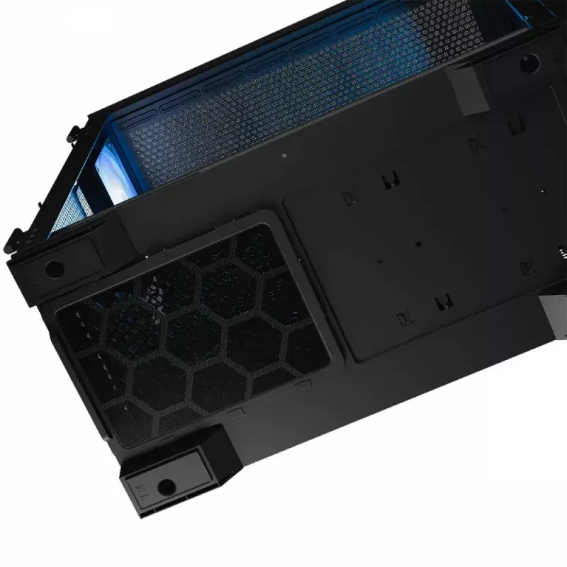 Case PC MODECOM Horizon ARGB FLOW MIDI nero — supporto E-ATX, vetro temperato, ARGB, USB-C, GPU max 400 mm