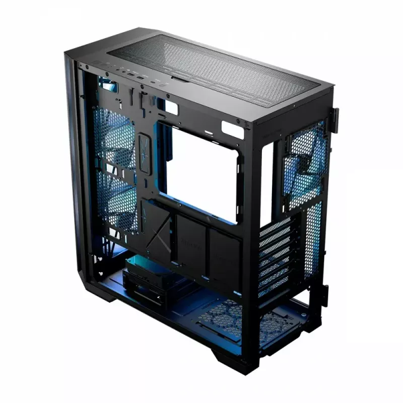 Case PC MODECOM Horizon ARGB FLOW MIDI nero — supporto E-ATX, vetro temperato, ARGB, USB-C, GPU max 400 mm