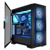 Case PC MODECOM Horizon ARGB FLOW MIDI nero — supporto E-ATX, vetro temperato, ARGB, USB-C, GPU max 400 mm