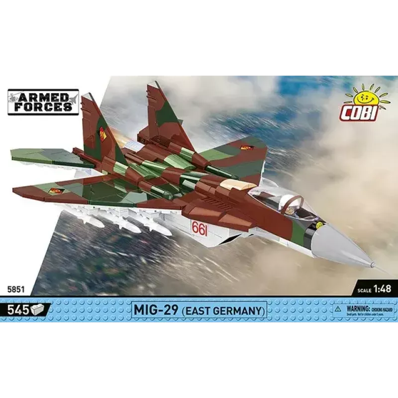 Giocattolo da costruzione Cobi MiG-29 Germania Est 5851 — set da 300 pezzi