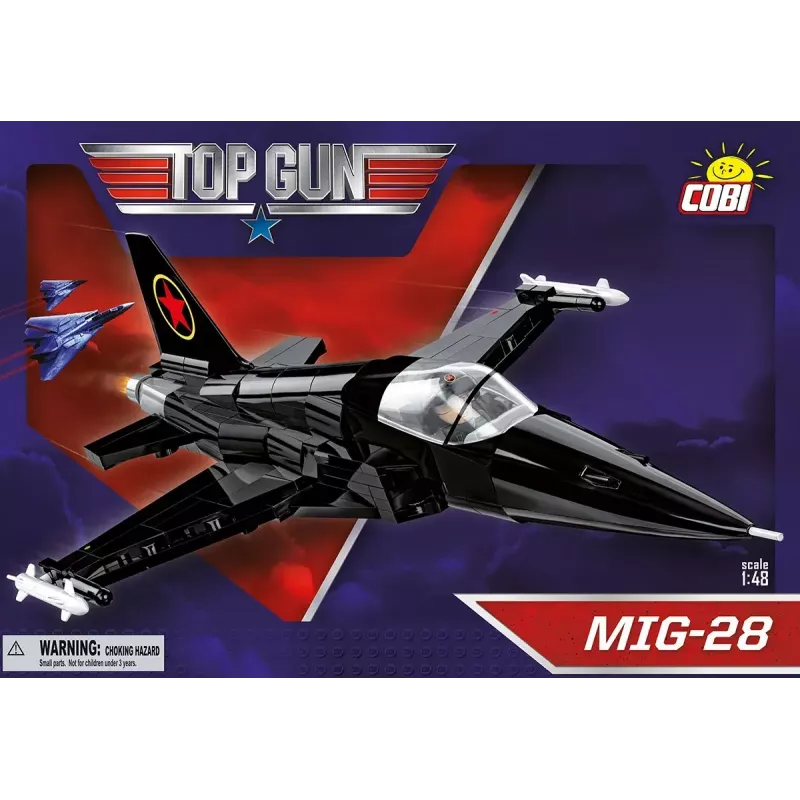 Set da costruzione Cobi Top Gun MiG-28 5859 kit modello in scala 1:48, set di mattoncini da collezione