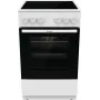 Cucina freestanding Gorenje GEC5A41WG piano cottura elettrico in vetroceramica bianco