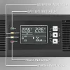 UPS rack QOLTEC 52286 2 kVA (2000 W) fattore di potenza 1,0, montaggio a rack
