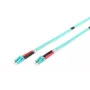 DIGITUS cavo patch in fibra ottica, LC a LC multimodale 50/125 µm, duplex, lunghezza 1 m, classe OM3