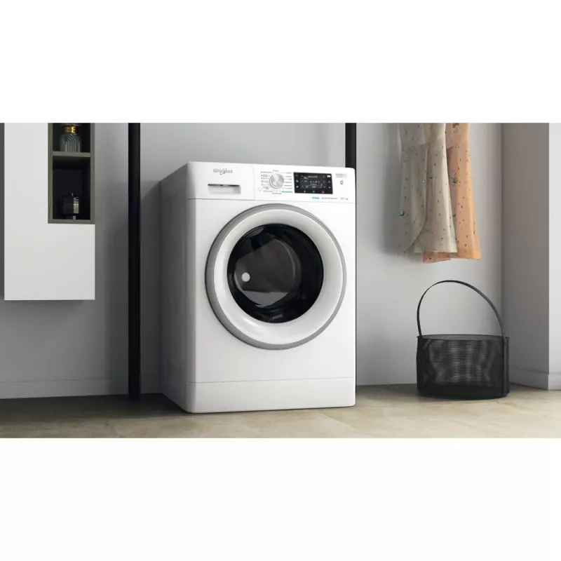 Whirlpool FFWDD 1076258 SV EE Lavasciuga a libera installazione a carica frontale bianco